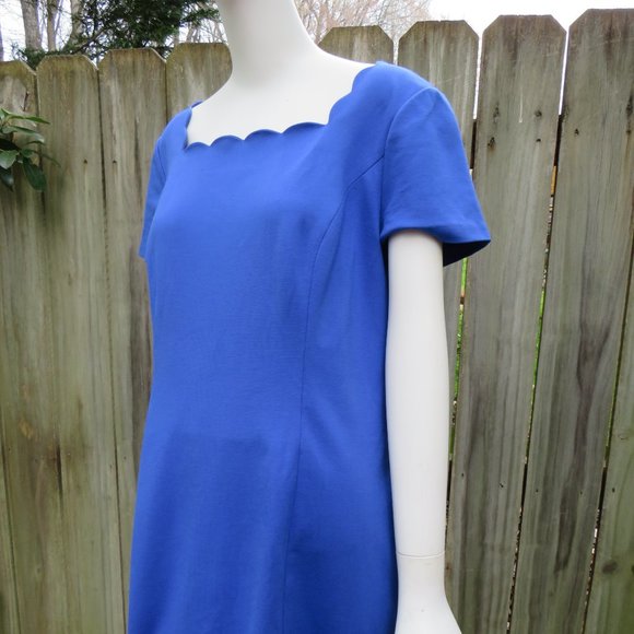 Talbots Blue Dress size 14 - Picture 6 of 7